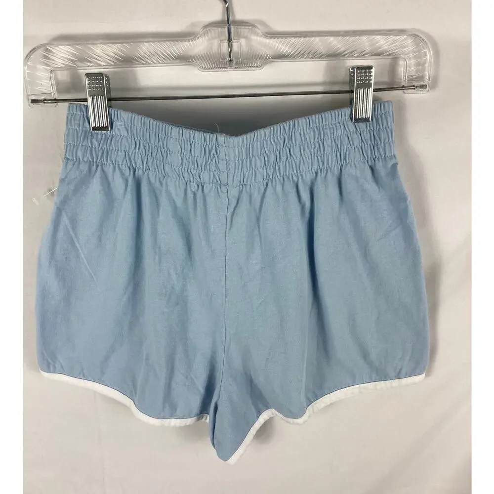 NWT Abound Nordstrom Casual Shorts Blue White XXS